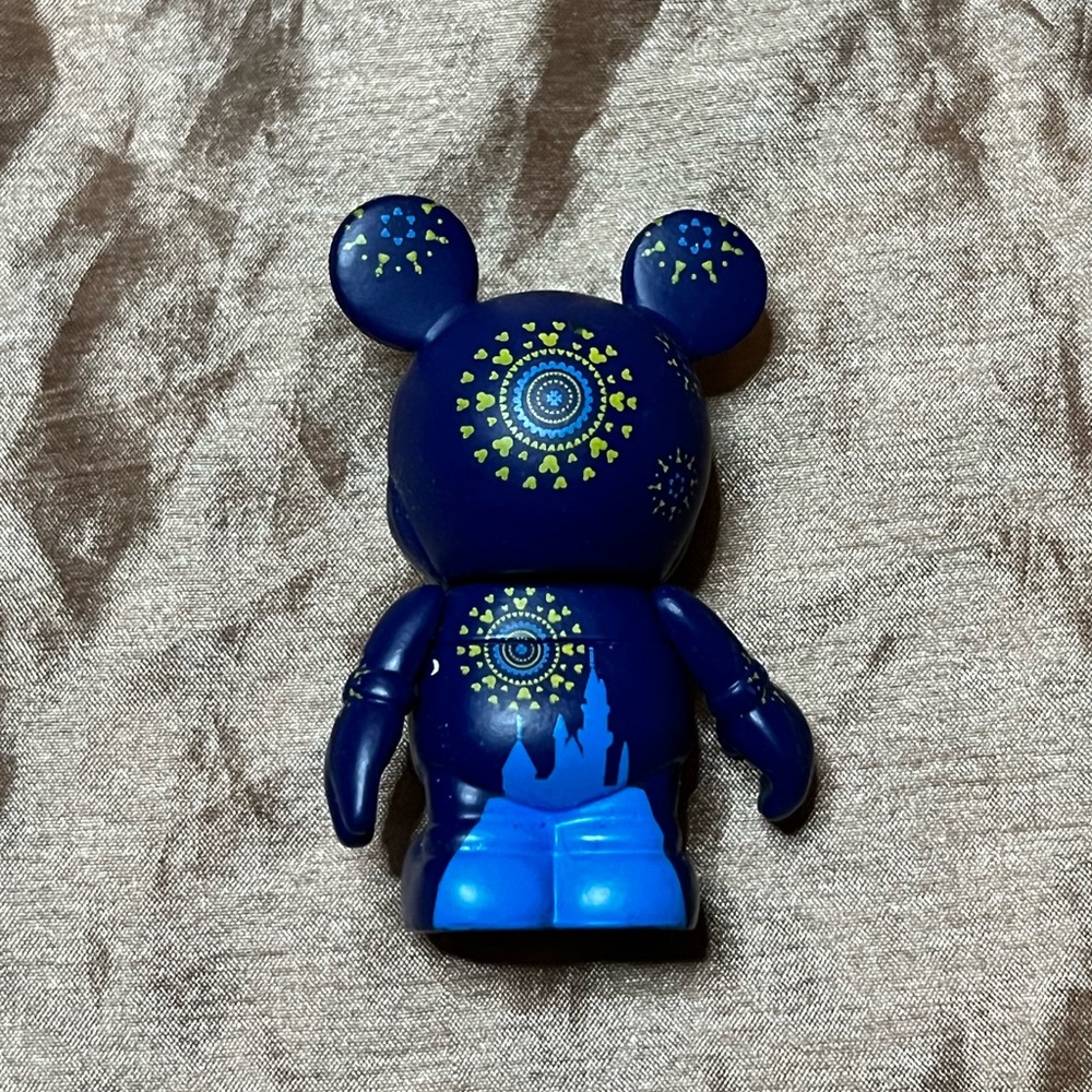 Rare DISNEY parks Mickey Mouse VINYLMATION 3" PARK SERIES 1 FIREWORKS NIGHTTIME